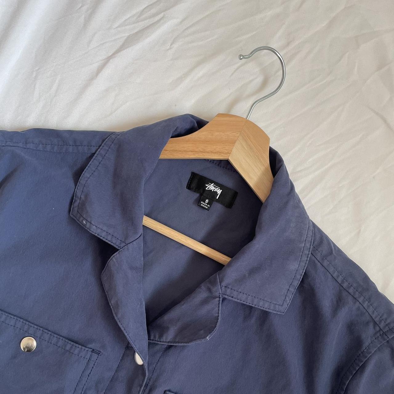 Stüssy Men's Blue Jacket | Depop