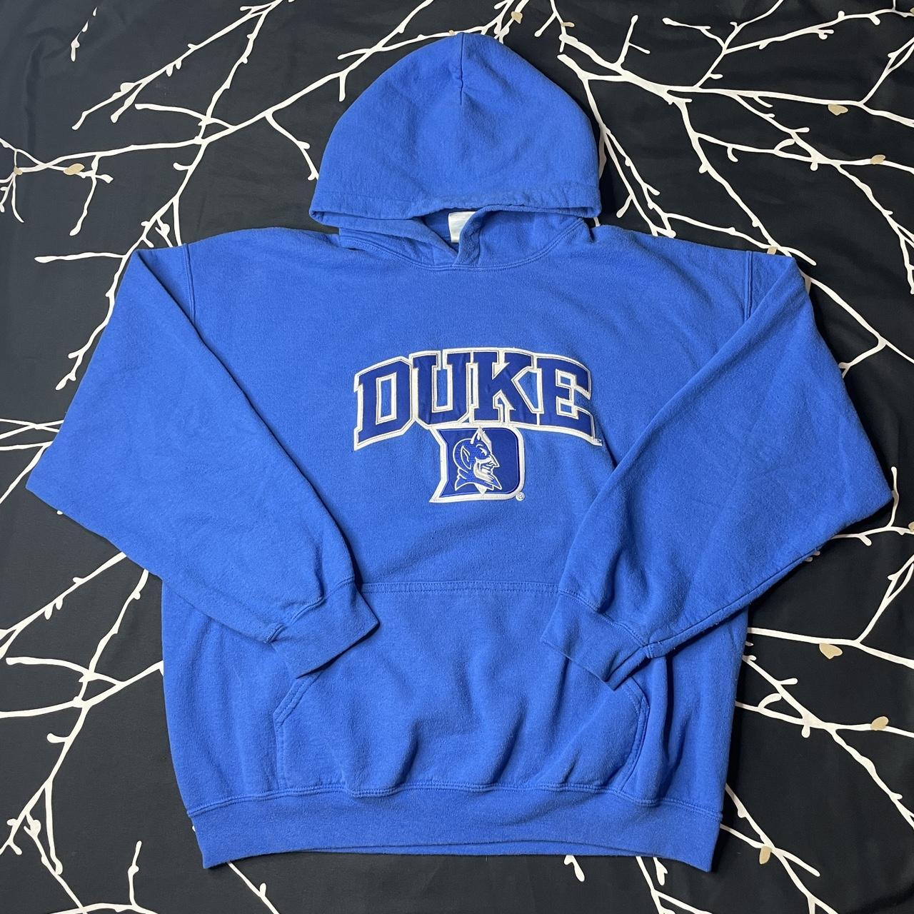 Duke Men's Blue Hoodie | Depop