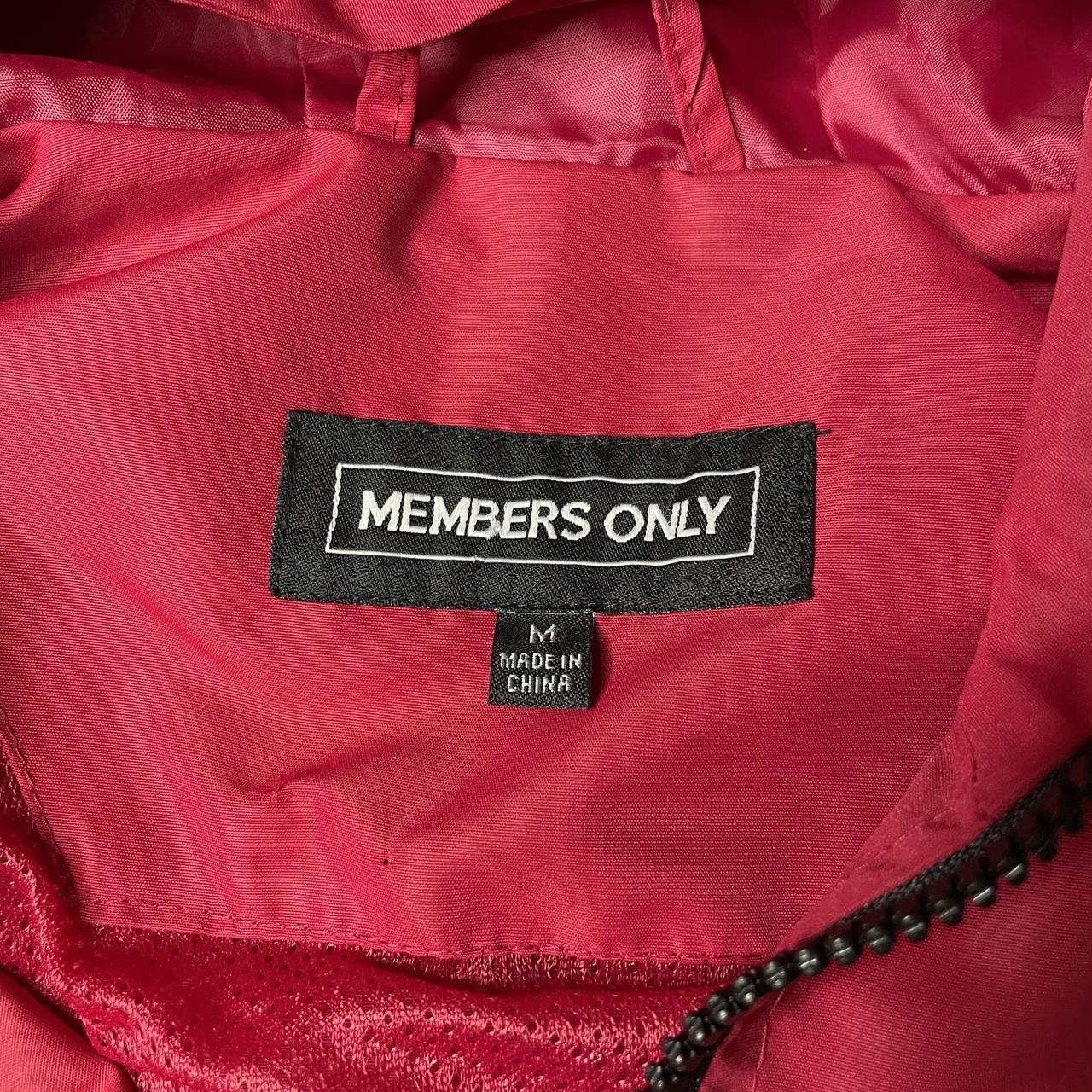 Members Only Men's Red Jacket (2)