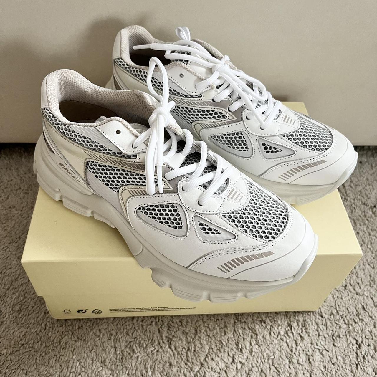 AXEL ARIGATO｜SNEAKERS (F1204003 Cremino/White) Marathon R-trial Sneakers Distressed Cremino