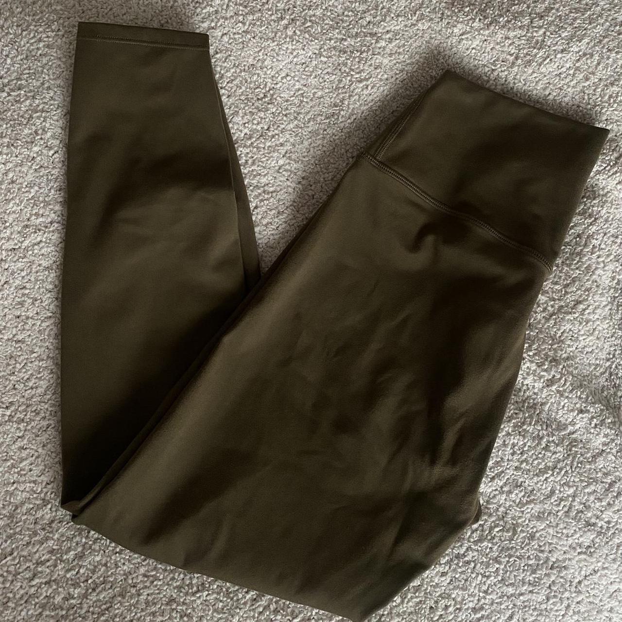 sage collective leggings size small olive green. - Depop