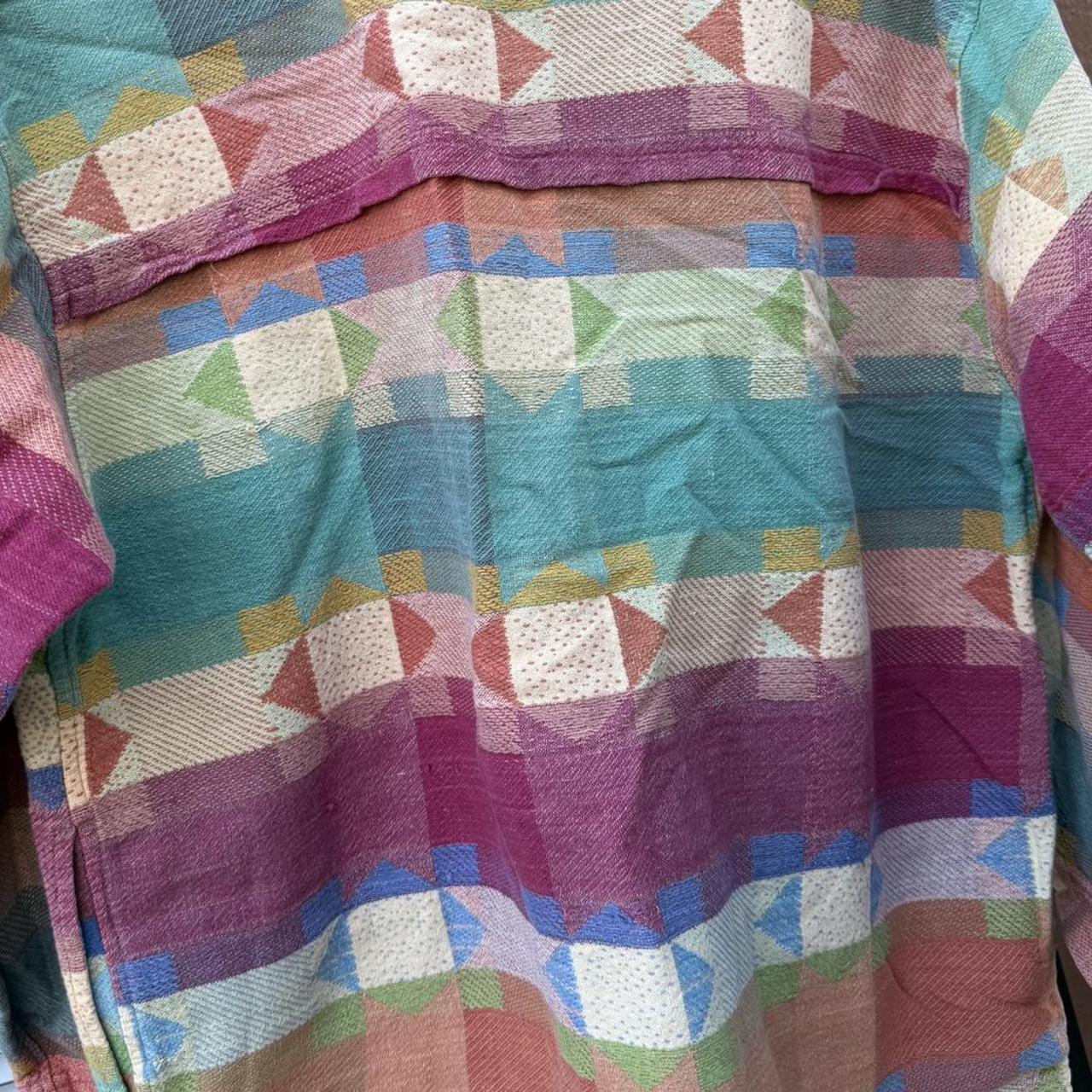 Women's Jacket - Multi - L – Multicolor patchwork… - image 2