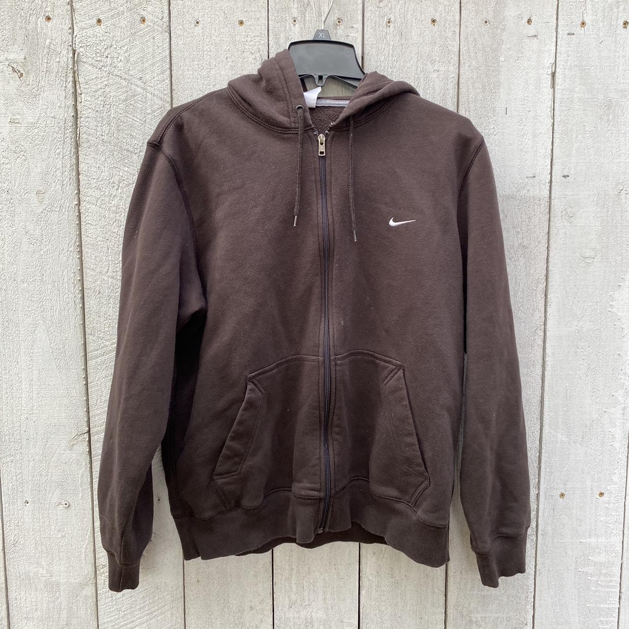 Brown Essential Nike Zip Up Hoodie 🤎 This is one of... - Depop