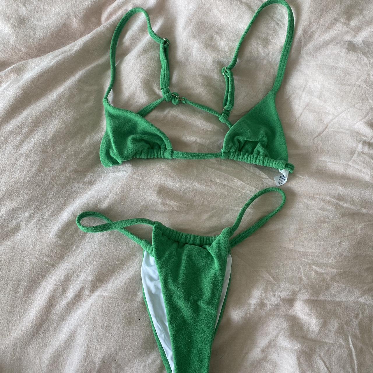 Green Towel Subtitled Bikini Set Rrp 90 Selling Depop 2840