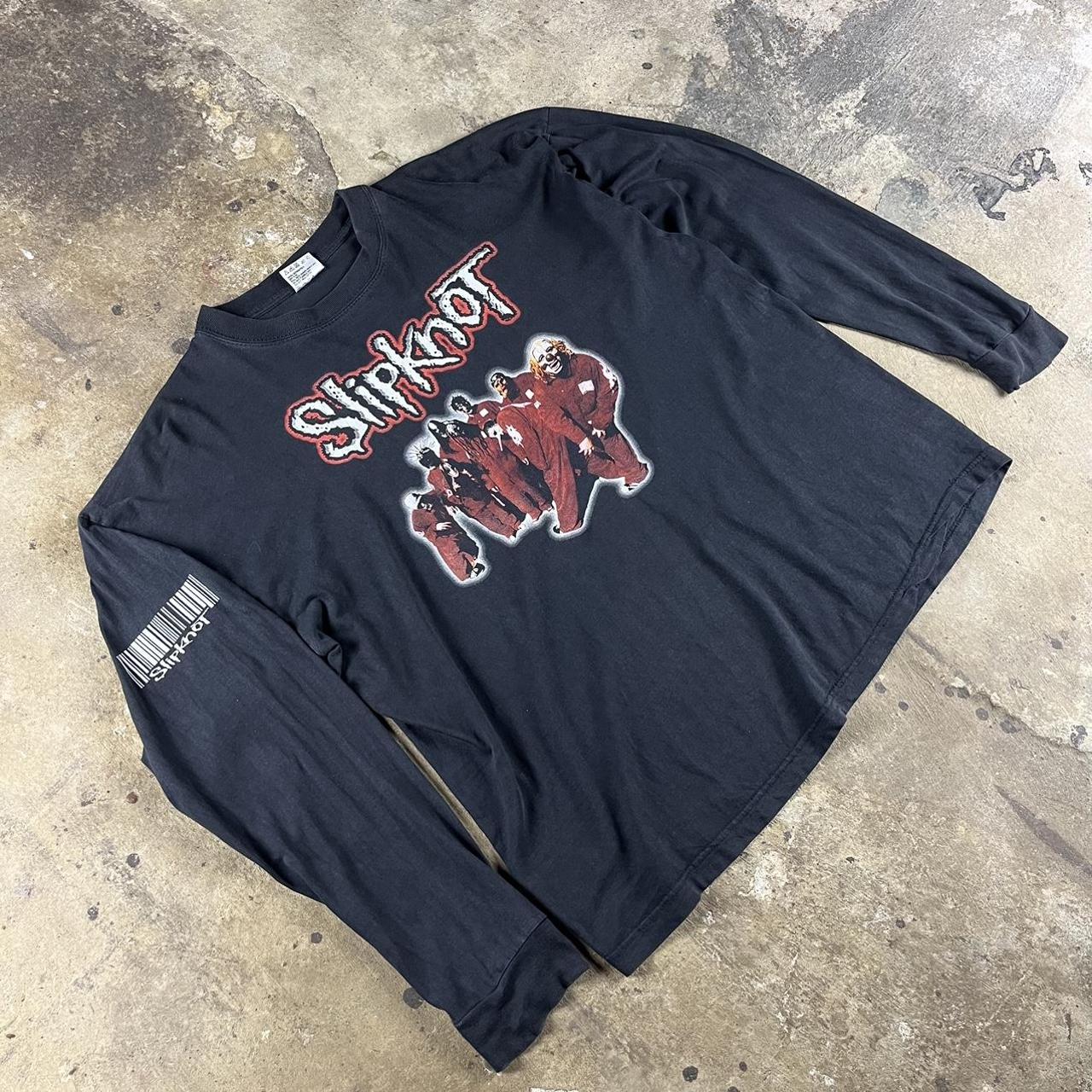 Vintage 90’s slipknot tee Nicely faded - Depop