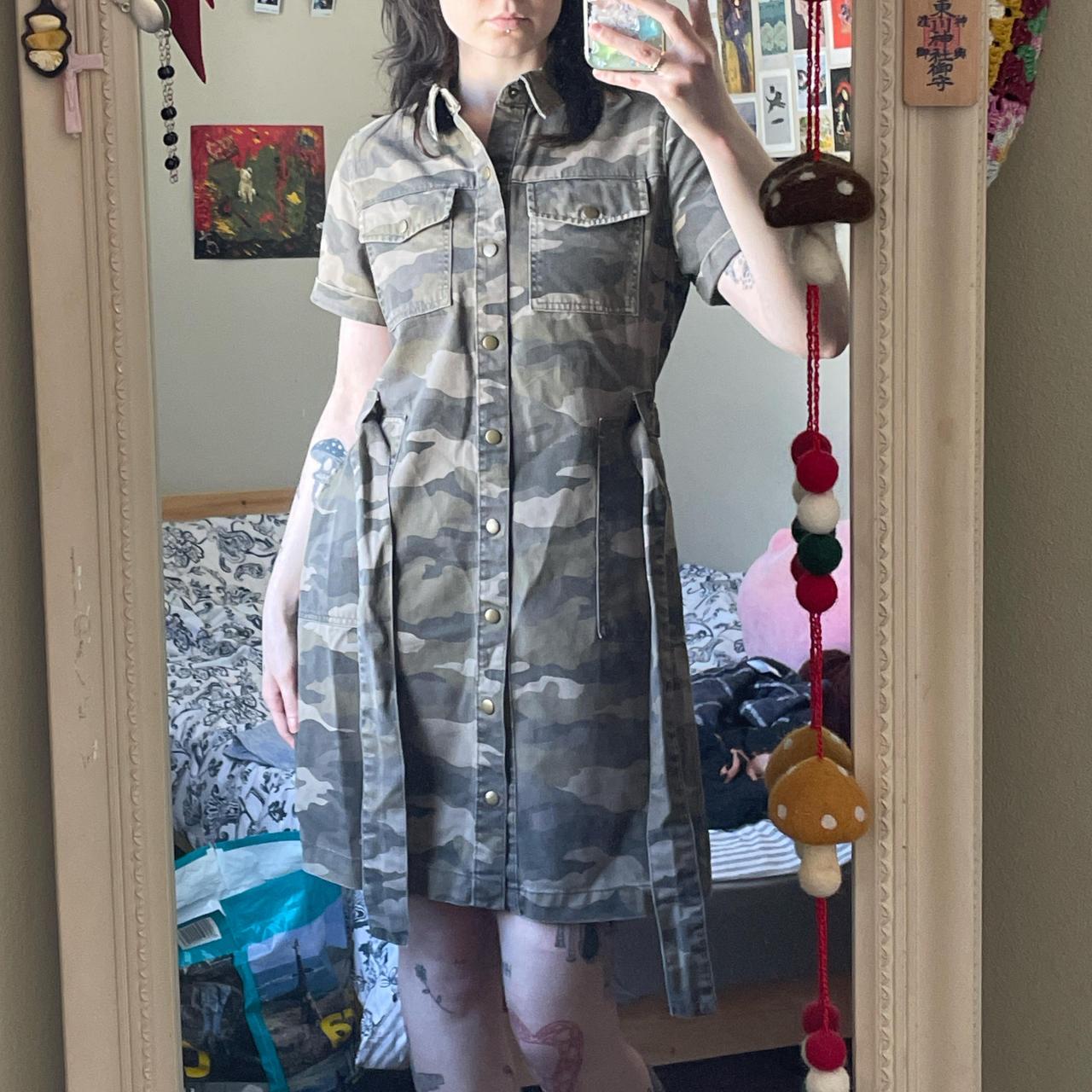 Camo dress new look best sale