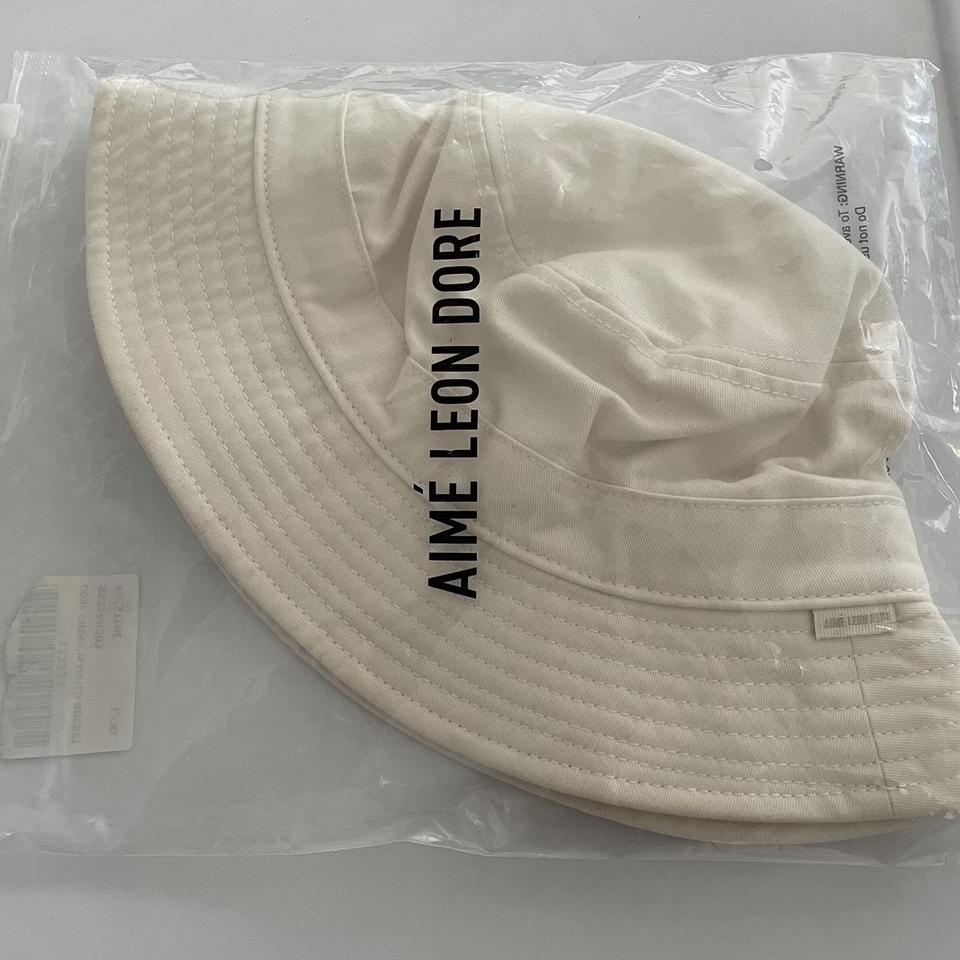 aime leon dore bucket hat in white purchased @ ald... - Depop