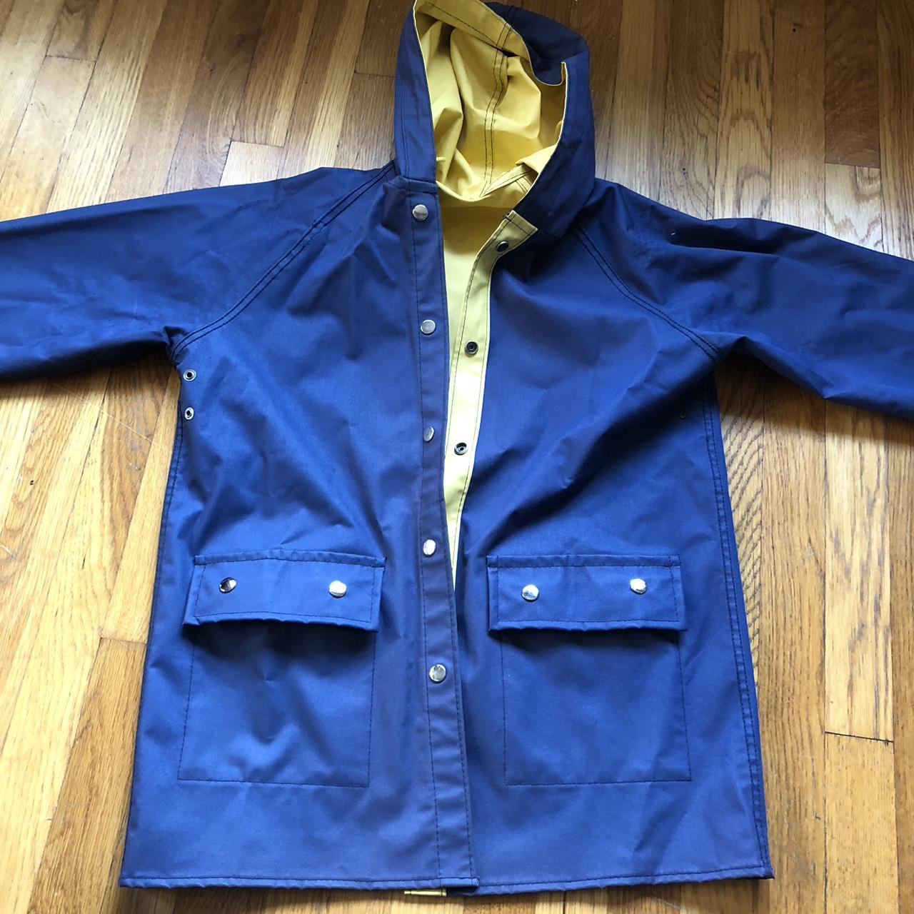 VINTAGE RAIN JACKET. Reversible rain jacket! No... Depop