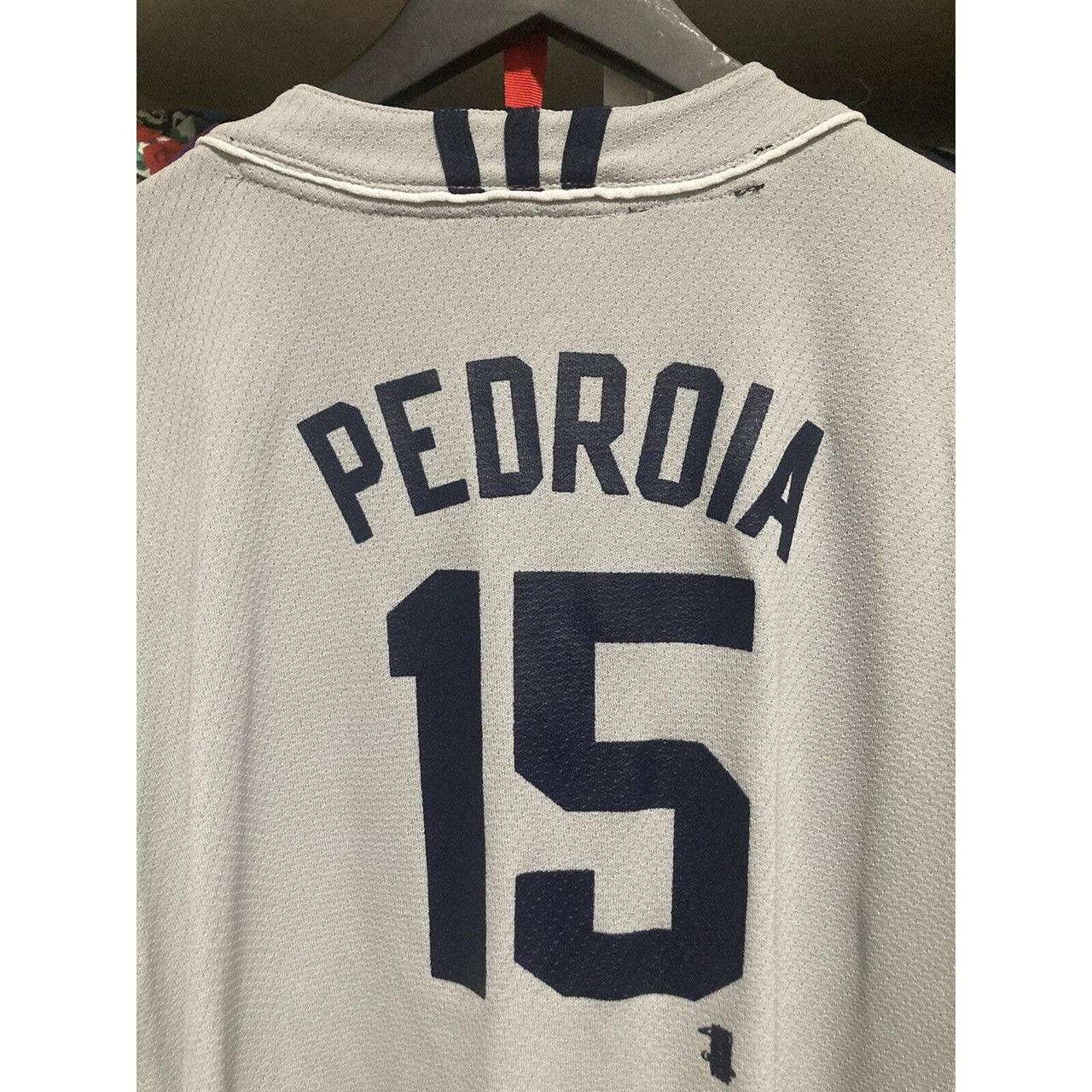 Boston Red Sox Dustin Pedroia MLB T-Shirt Grey