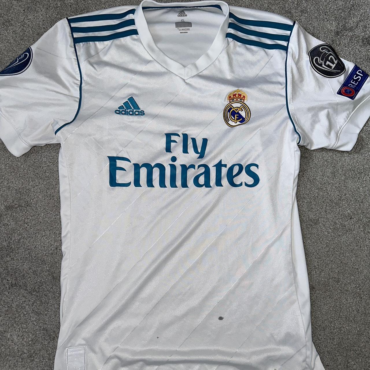 Men’s Real Madrid 2017 2018 Ucl Football Shirt - Depop