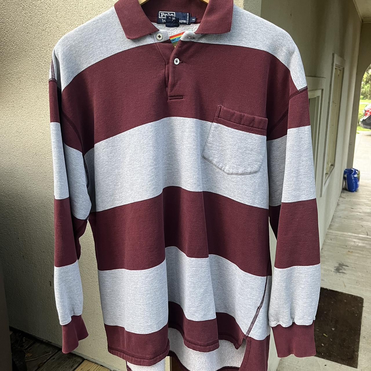 Vintage 90s Polo Sport rugby long sleeve polo - Depop