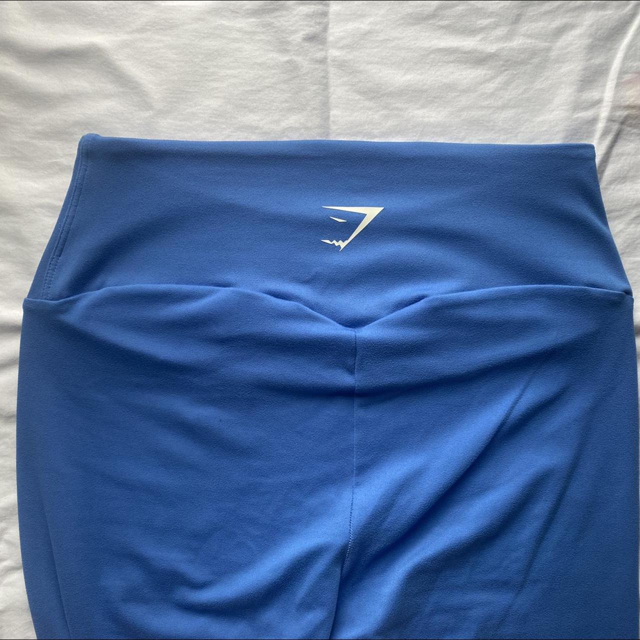 Gymshark Blue Gym Leggings Only Worn Once Stretchy Depop