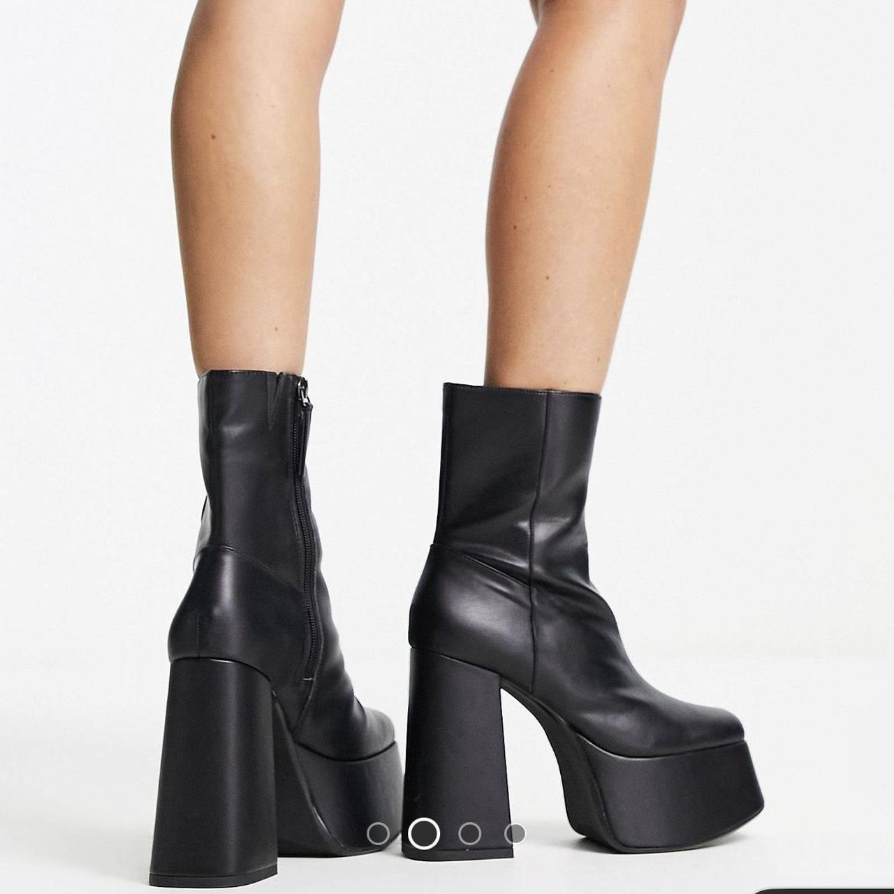 bershka heeled boots