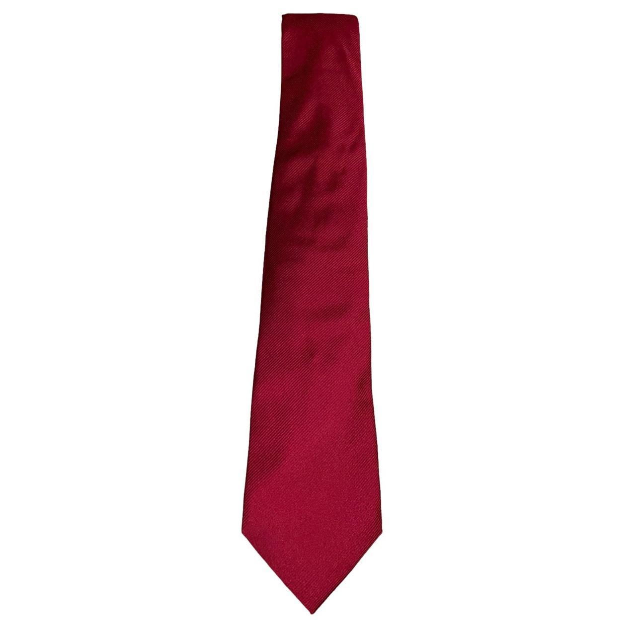 David Donahue tie red 100% silk new - Depop