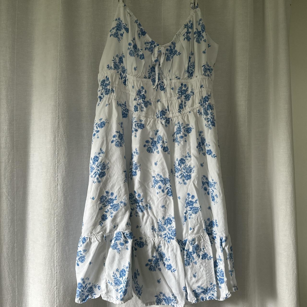 Hollister white flower print dress. Great for... - Depop