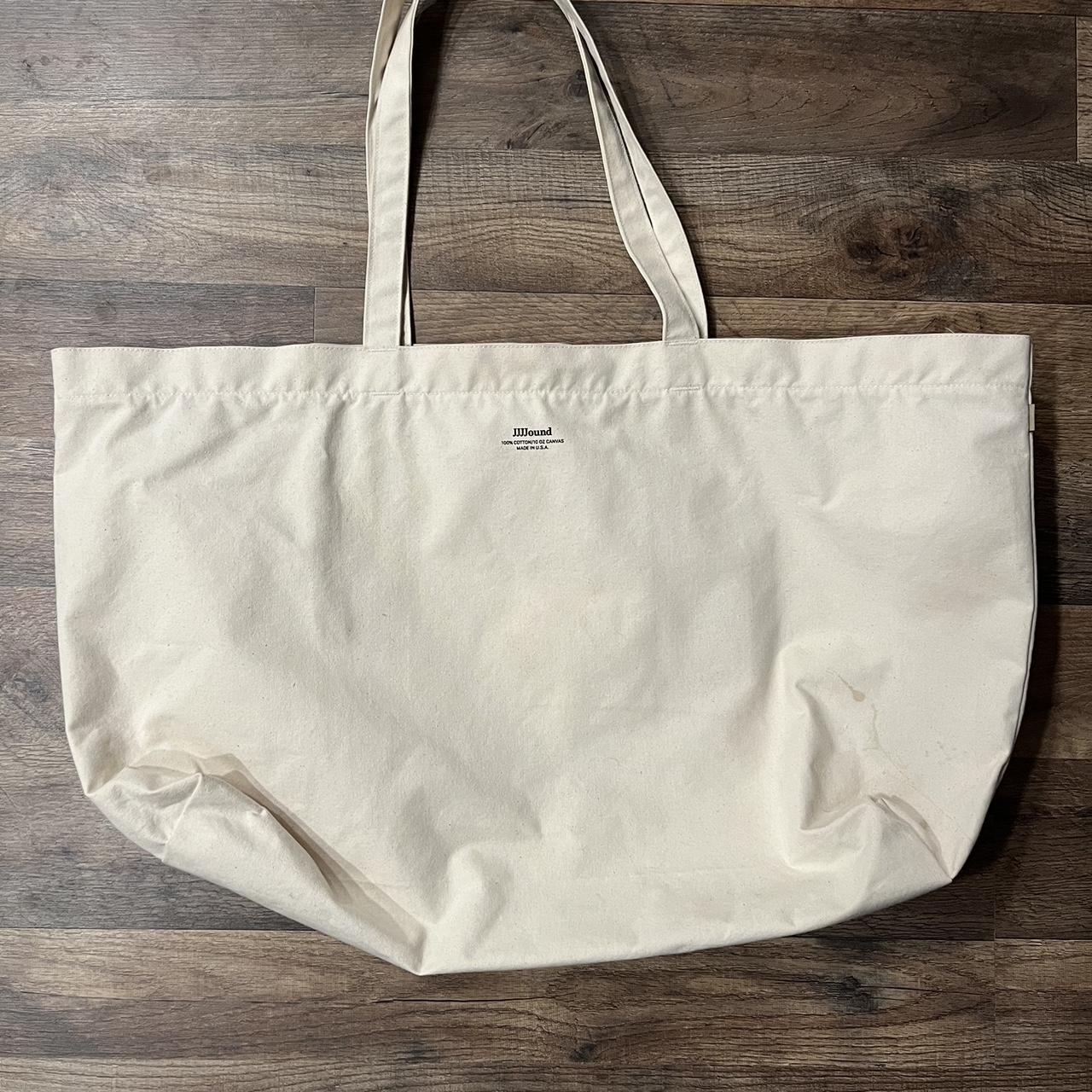 Scripted Tote L - Natural – JJJJound