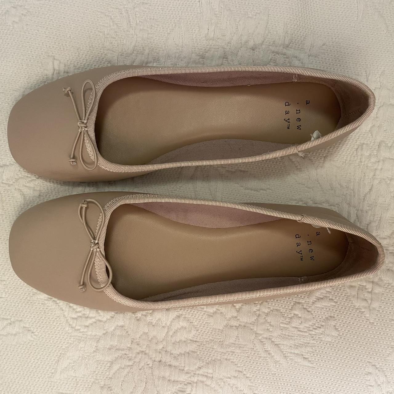 Nude Ballet Flats Worn once for 3 hours | size 6... - Depop