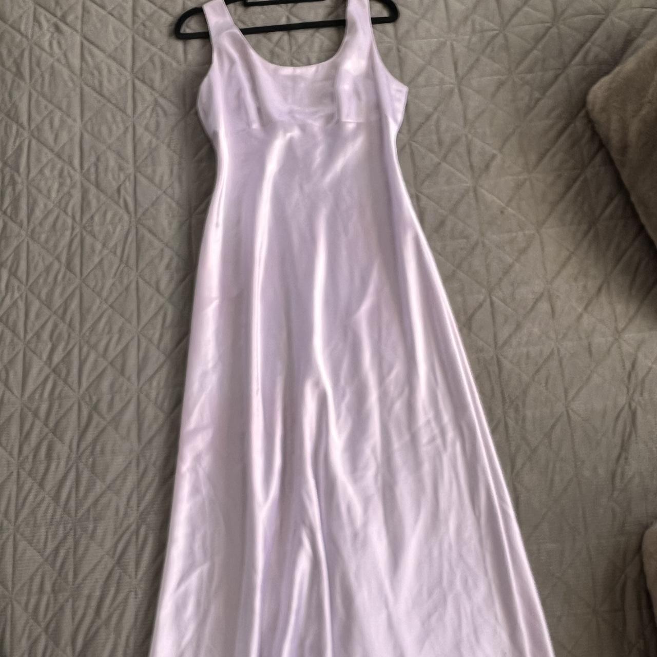 Women's Silver and Purple Dress | Depop