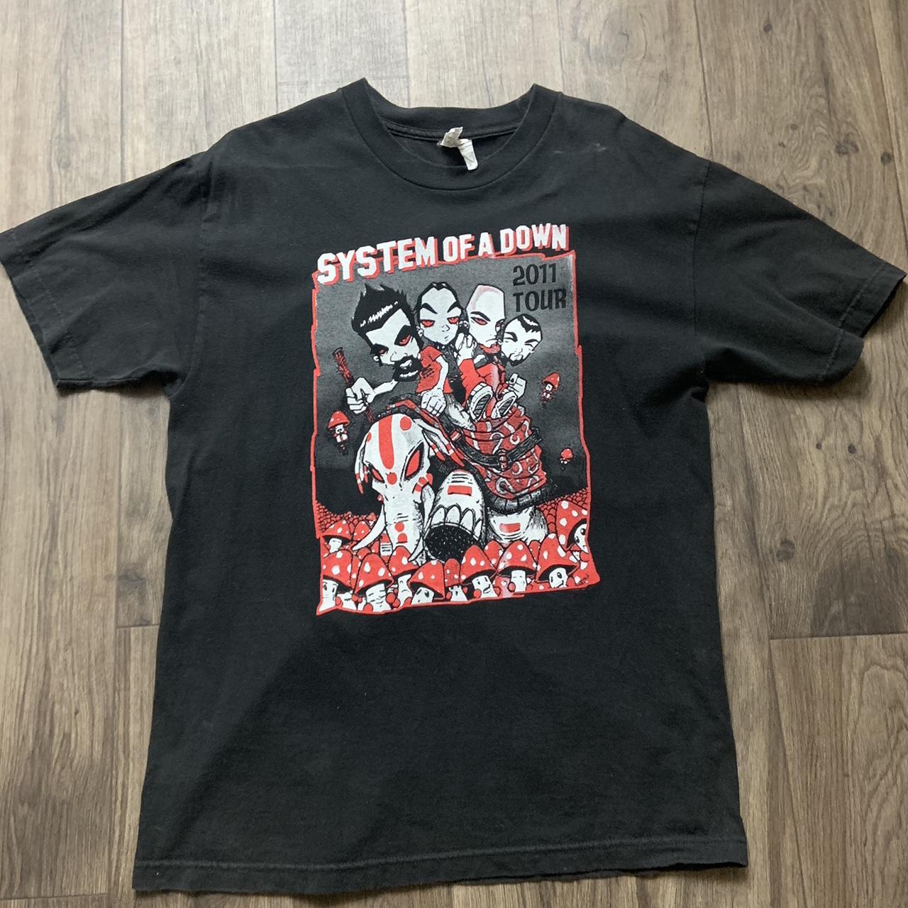 Vintage 2011 System Of A Down Tour T-shirt -in - Depop