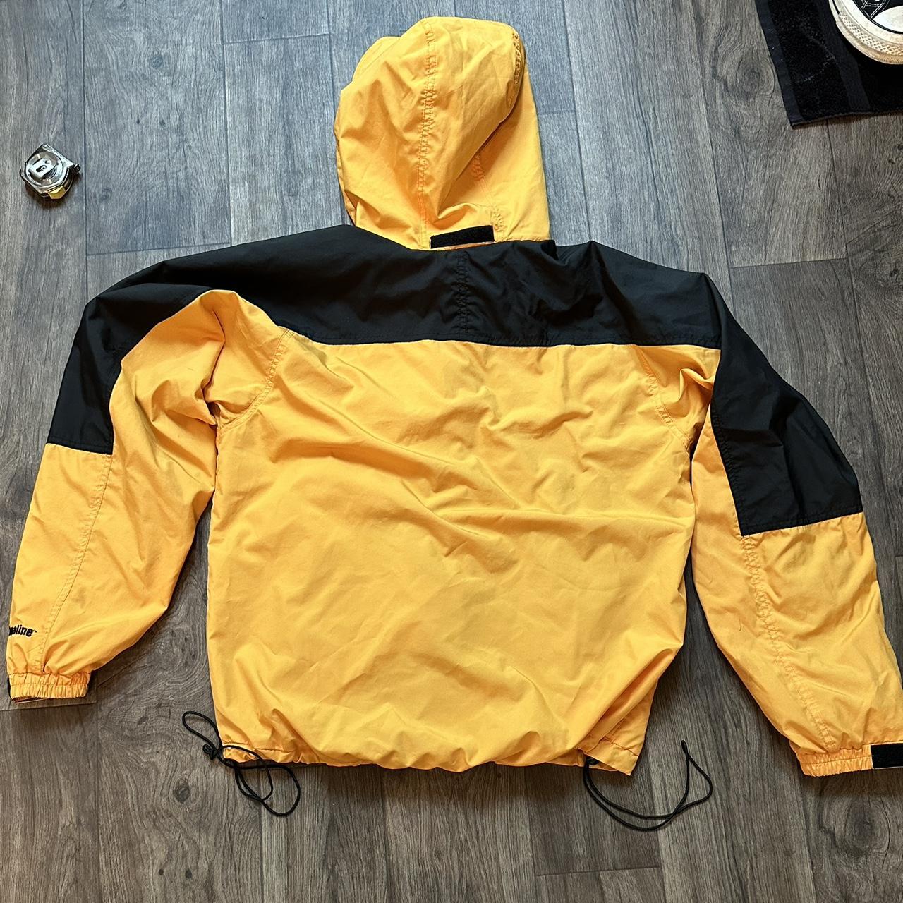 Yellow and black Northface Utility jacket No stains... - Depop