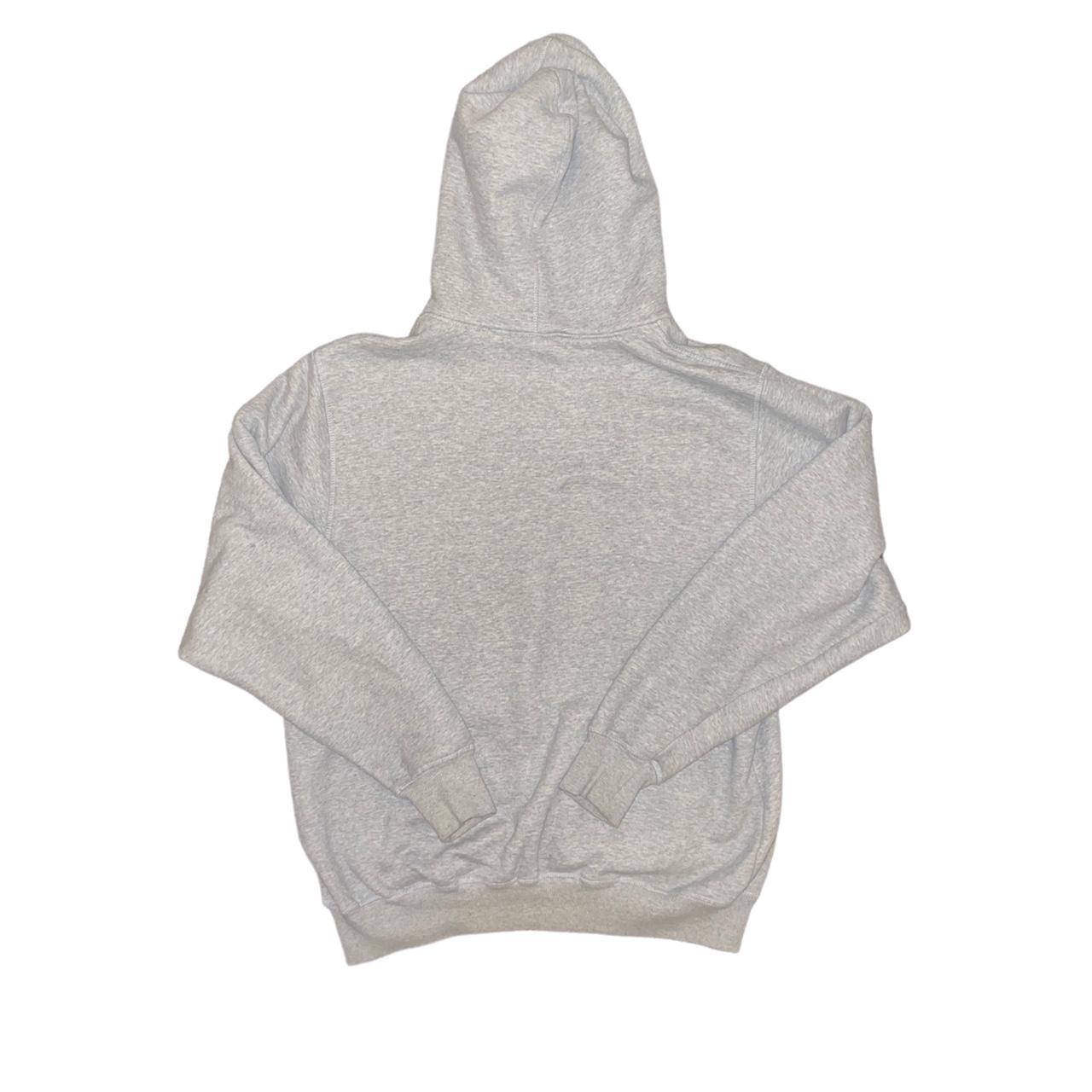 DEADSTOCK grey corteiz hoodie with printed Alcatraz... - Depop