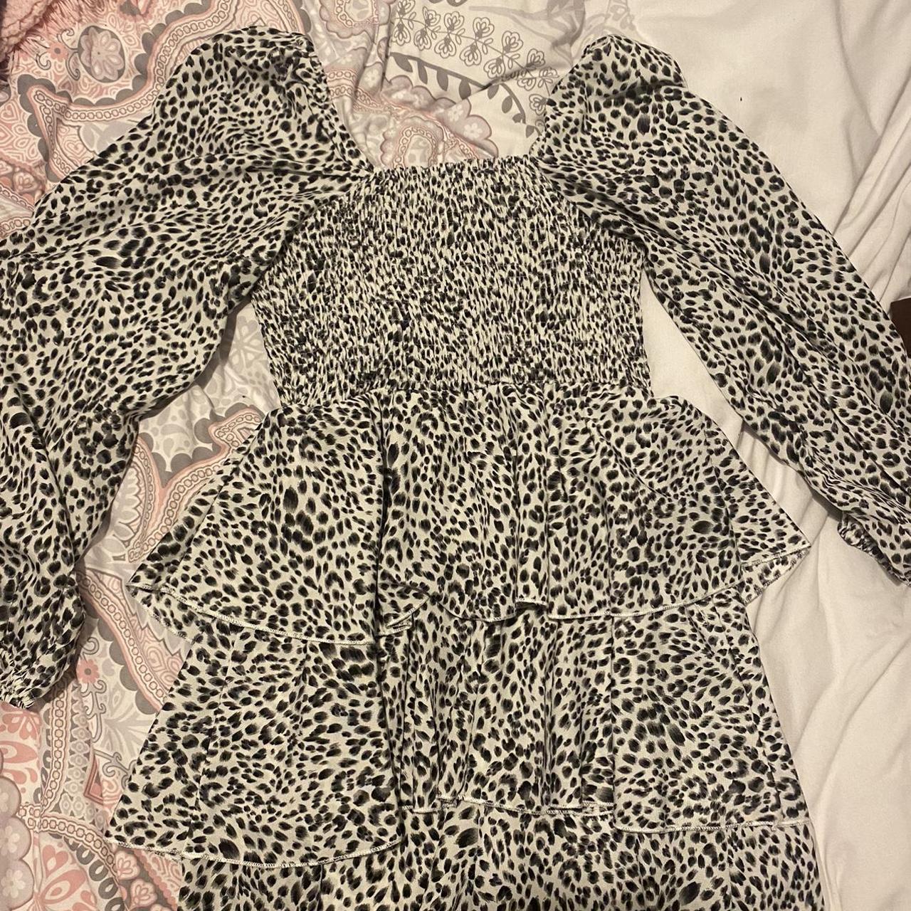 Leopard print play suit - Depop