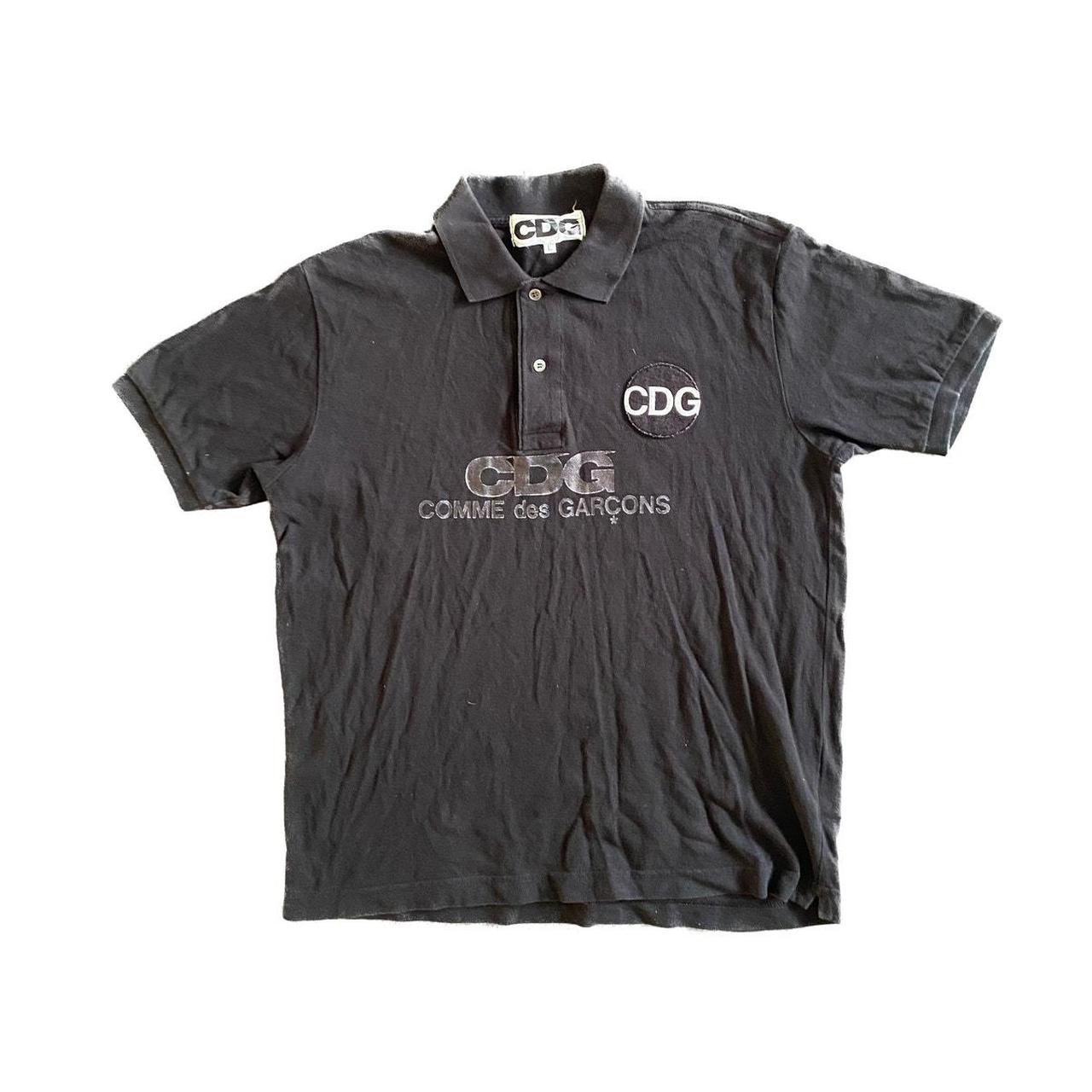 Cdg polo shirt black deals