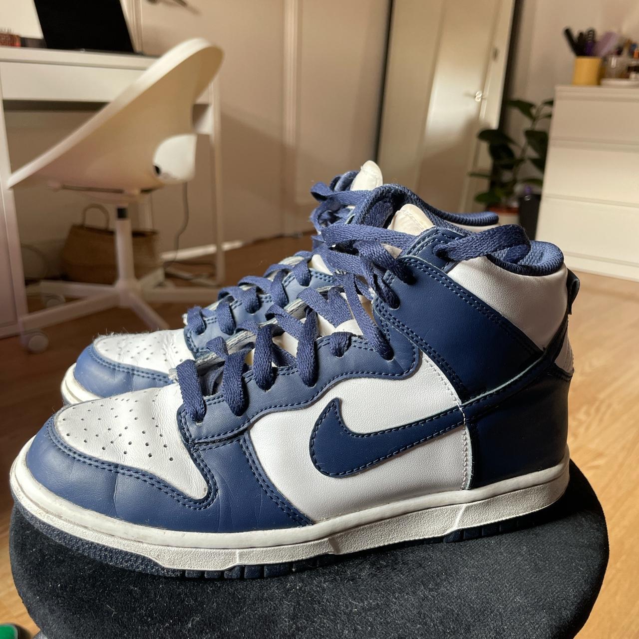 dunk high navy blue