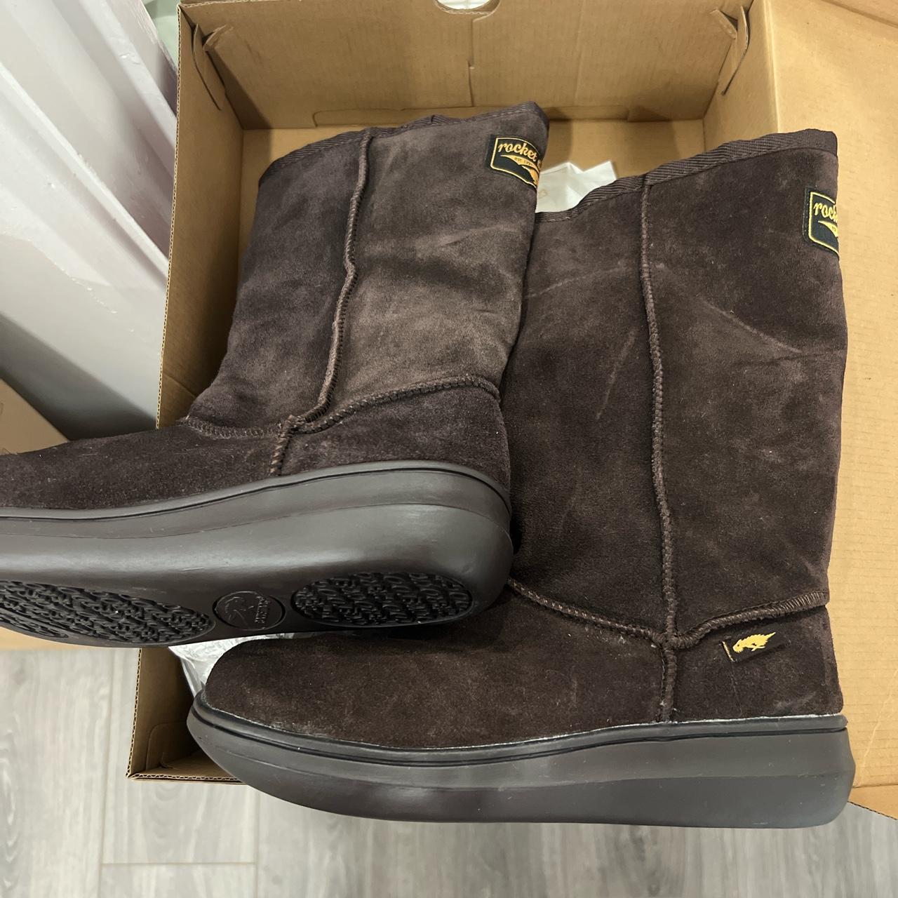 Rocket dog boots brown size 6 Never been used Depop