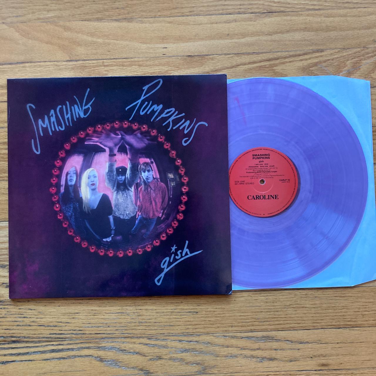 Smashing Pumpkins - Gish LP PURPLE MARBLE COLORED - Depop