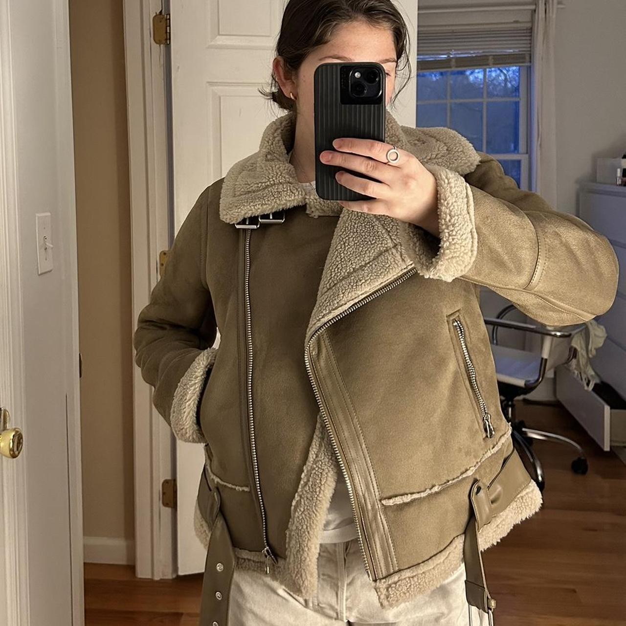 ZARA cheapest Sherpa Jacket