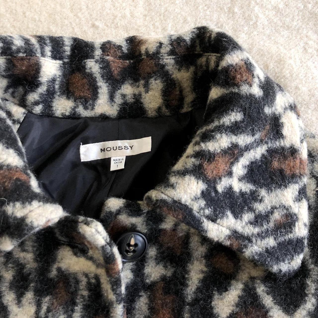 MOUSSY leopard print winter coat! Tokyo based label....