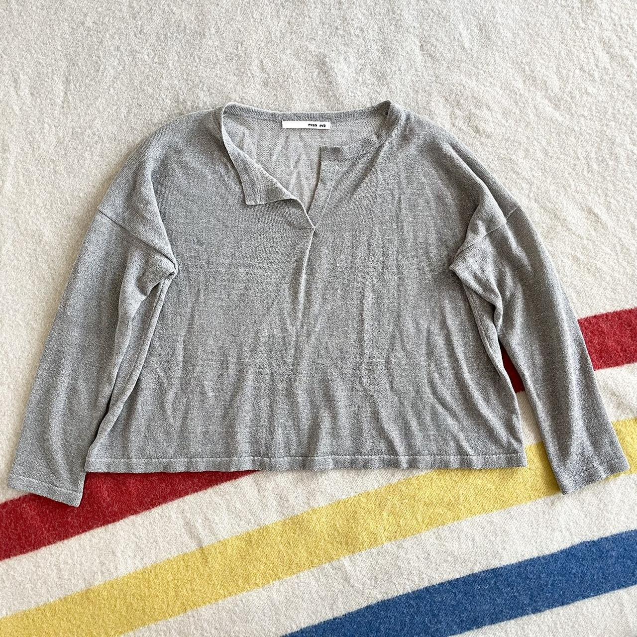 EVAM EVA linen + silk knit pullover! This is a...