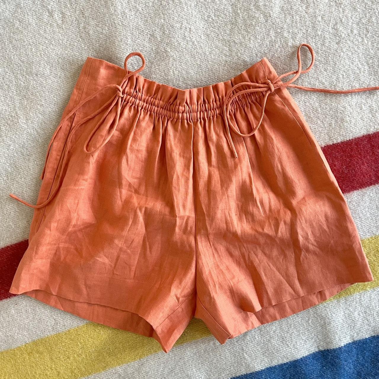 Cute orange cheap shorts