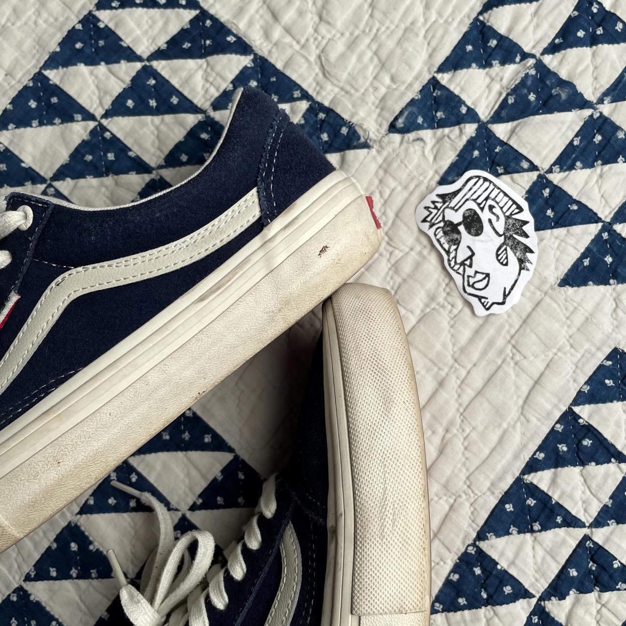 Vans Old Skool Pro Wrapped Navy Extra High Rubber Depop 