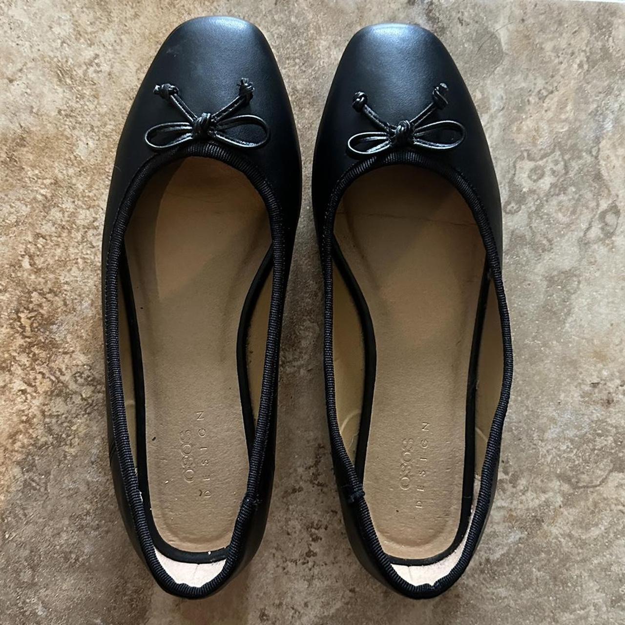 Asos balletcore flats, worn only one time Absolutely... - Depop
