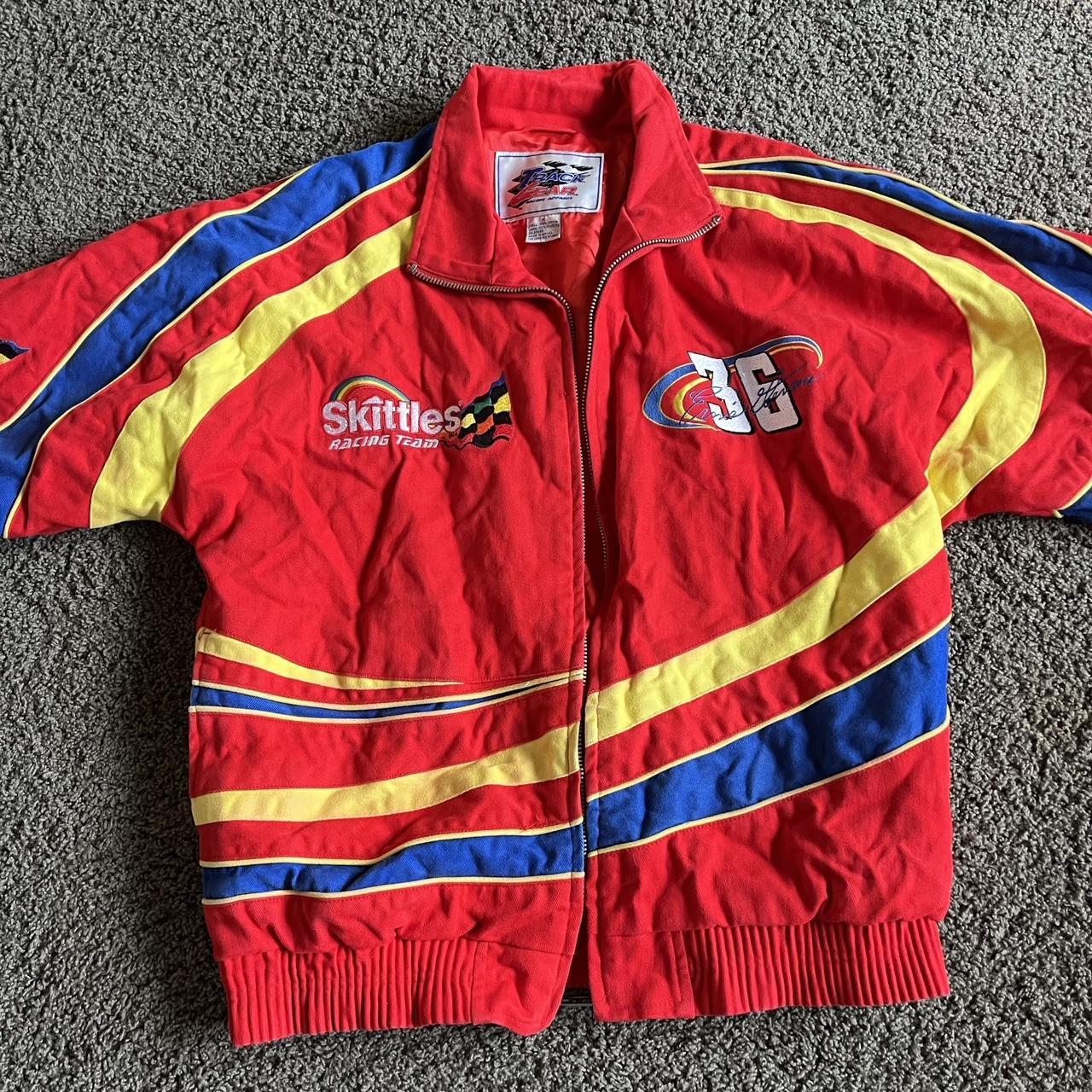 VINTAGE NASCAR SKITTLES RACING JACKET SIZE M #NASCAR... - Depop