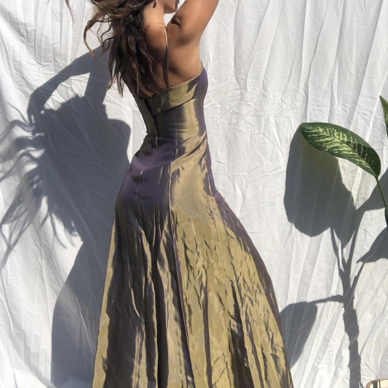 The most insane vintage iridescent gown ️‍🔥 I can’t... Depop