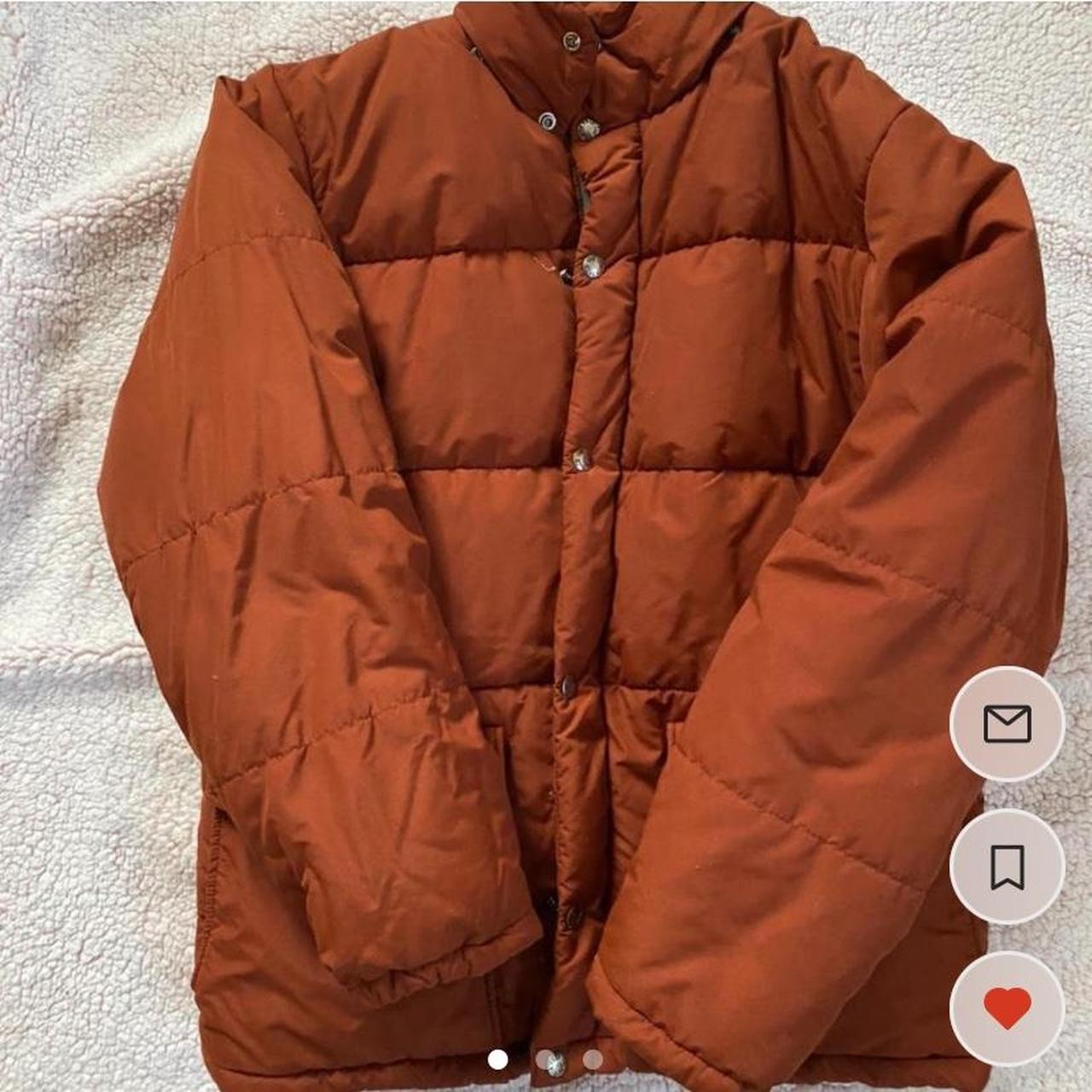 Burnt orange north face on sale jacket