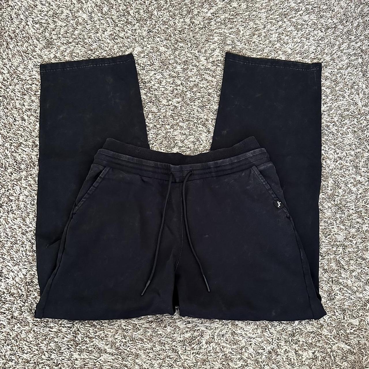 Joy Lab by Target wide leg sweatpants in black Depop