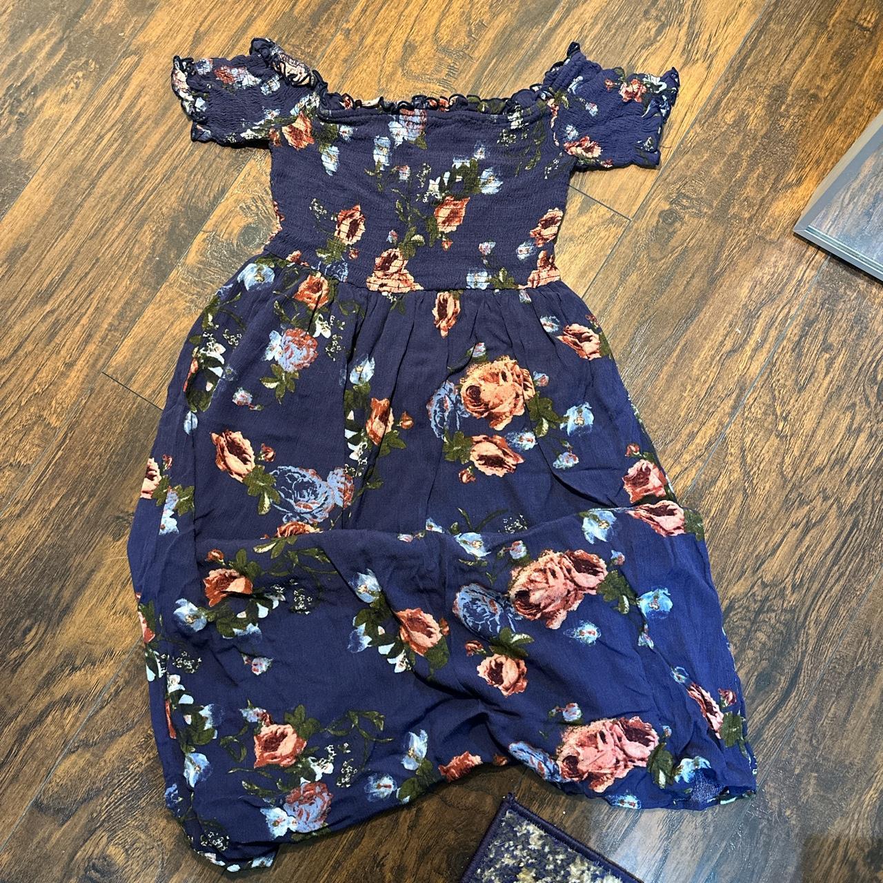 xhilaration floral maxi dress