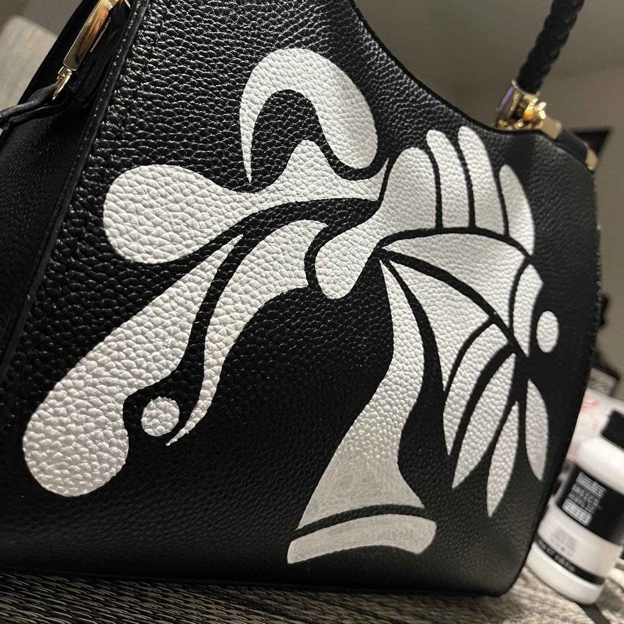 custom painted purse