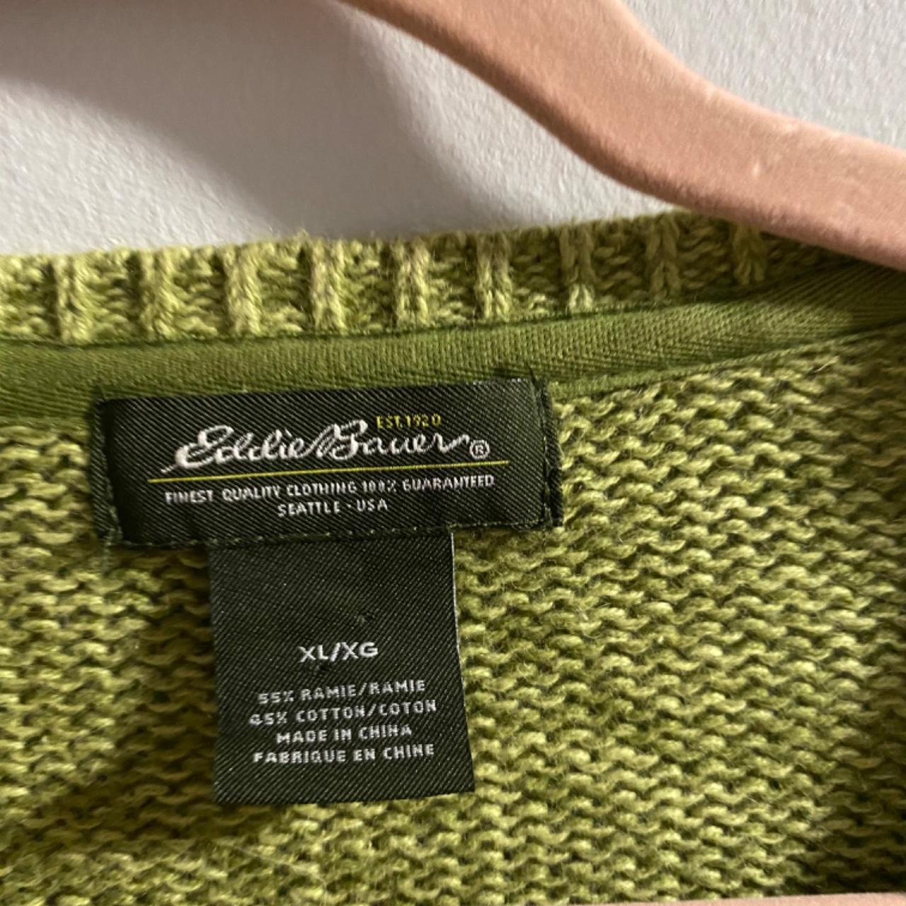 Green Eddie Bauer sweater Great condition... - Depop