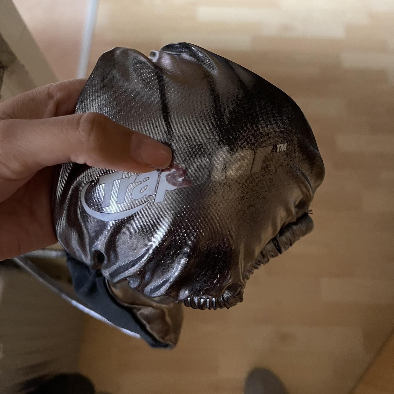 Trapstar bikini top and bottoms Metallic silver /... Depop