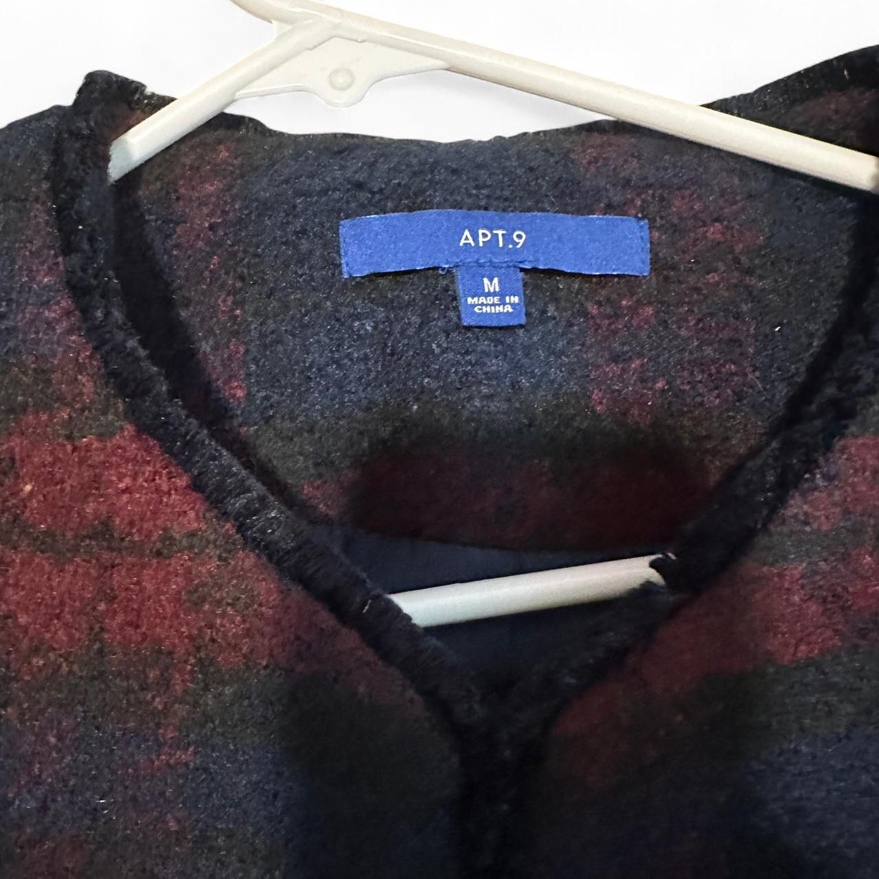 Apt. 9 Women's Jacket - Red/Multi - M – Red and n… - image 3