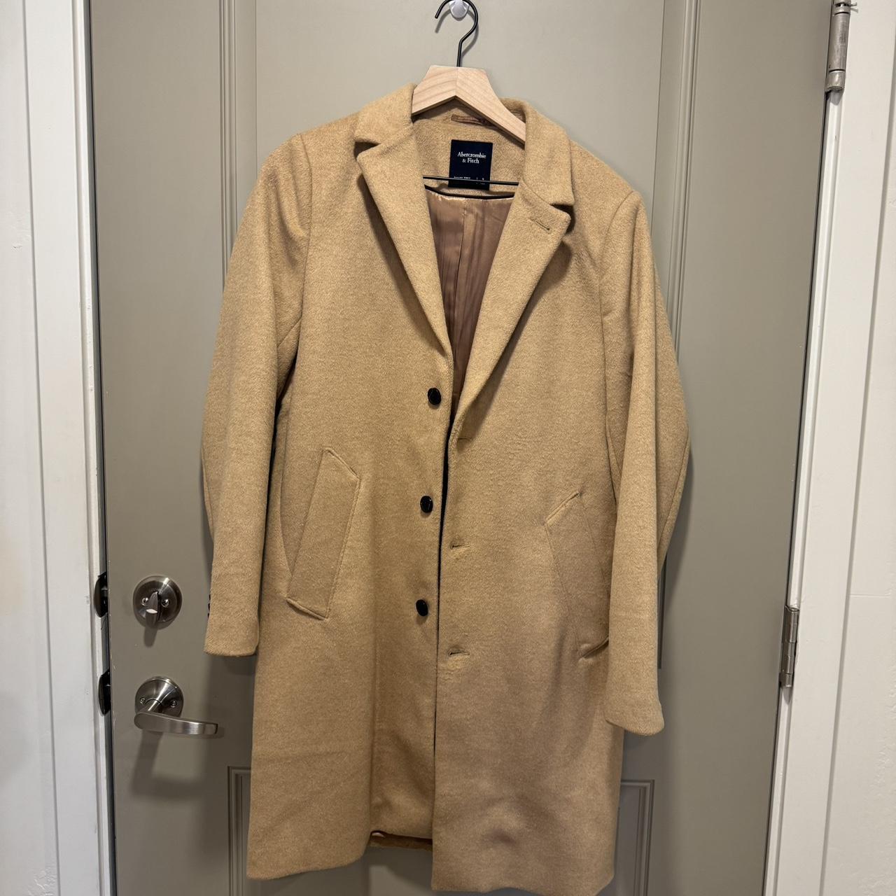 Abercrombie Trench Coat Small mark cleanable. Depop