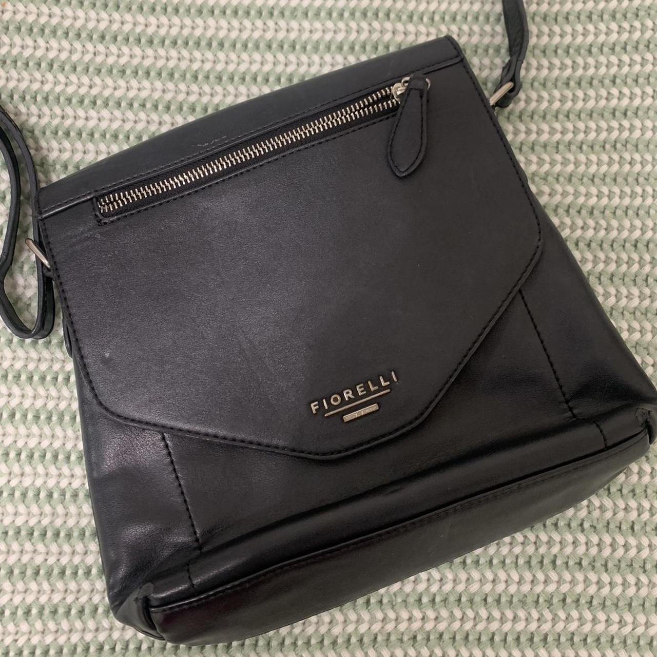 Fiorelli black leather side bag Slight tarnishing... - Depop