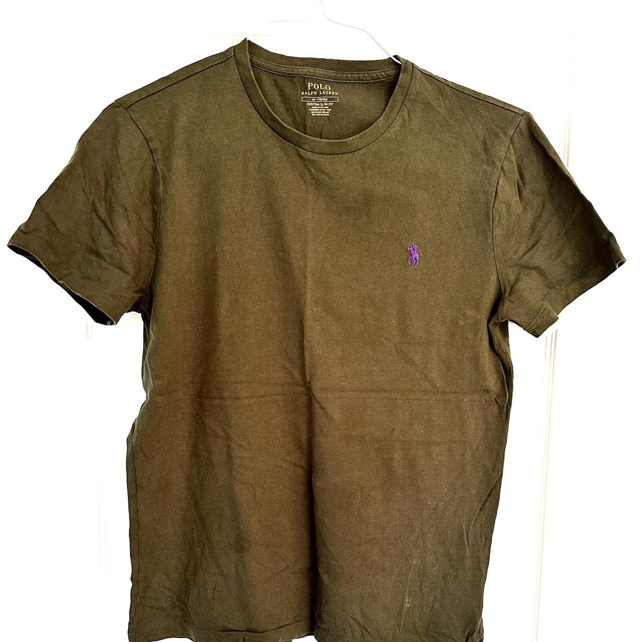 Khaki ralph lauren t shirt deals