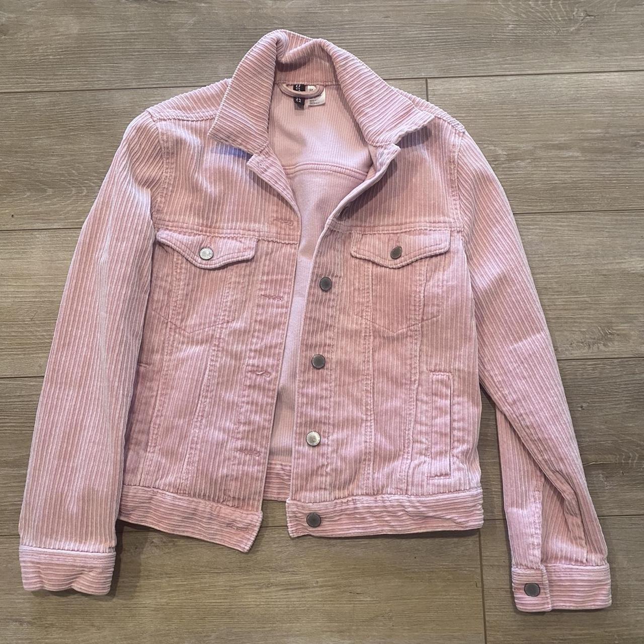 Pink corduroy jacket 💐🌷 corduroy pink... Depop