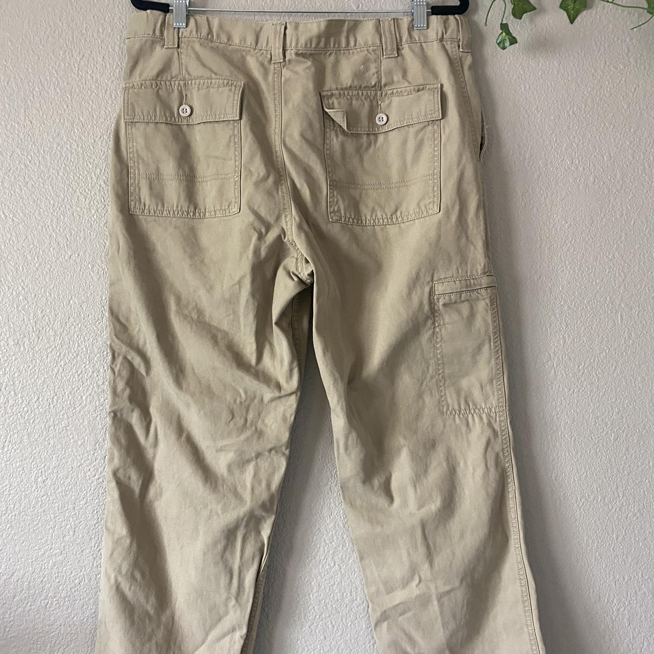 Dockers tan cargo pants • 36 x 29 (Could be women’s... - Depop